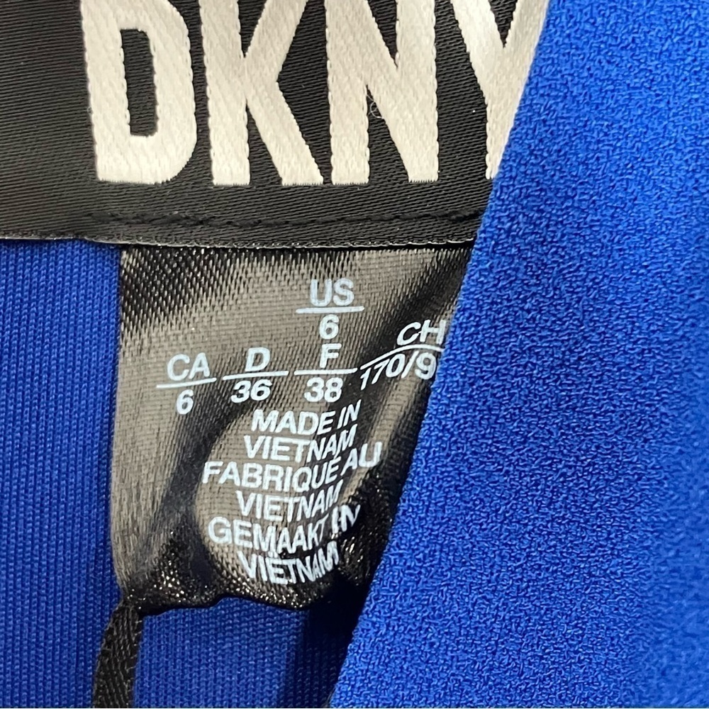 Dkny royal blue dress size 6 - Picture 6 of 6
